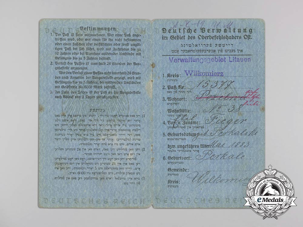 a1917_german_administration_for_the_lithuanian_council_area_pass_a_5425