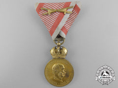 An Austrian Military Merit Medal; Named To A Bosnian Regiment