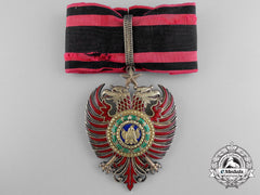 An Albanian Order Of Scanderbeg; Commander's Badge By E.gardino, Roma