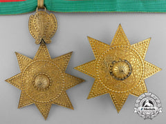 An Order Of The Star Of Ethiopia; Grand Officer Set By B.a. Sevadjian