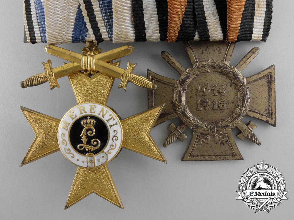 a_first_war_bavarian_first_class_mvk_medal_pair_a_6076