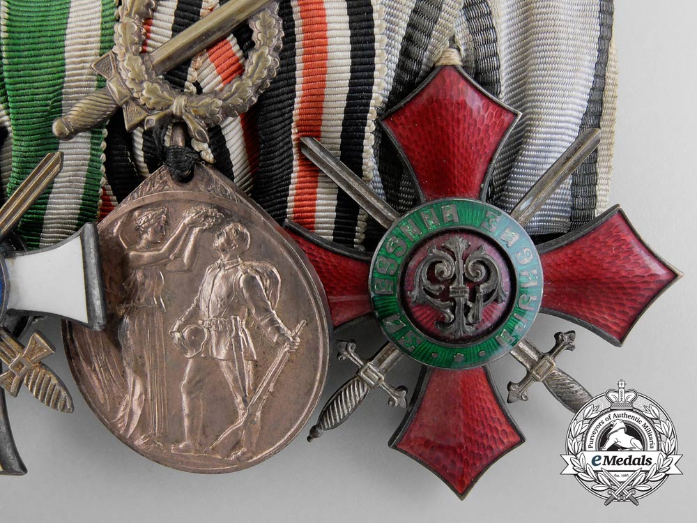 a_first_war_saxon_medal_bar_with_bulgarian_merit_order_a_6093