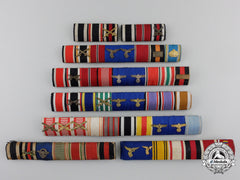 A Group Of Eight Second War Ribbon Bars