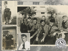 Four Croatian-German Folksdeutscher's Officer's Photos