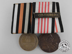 A Prussian 1870-71 & Africa Service Medal Pairing