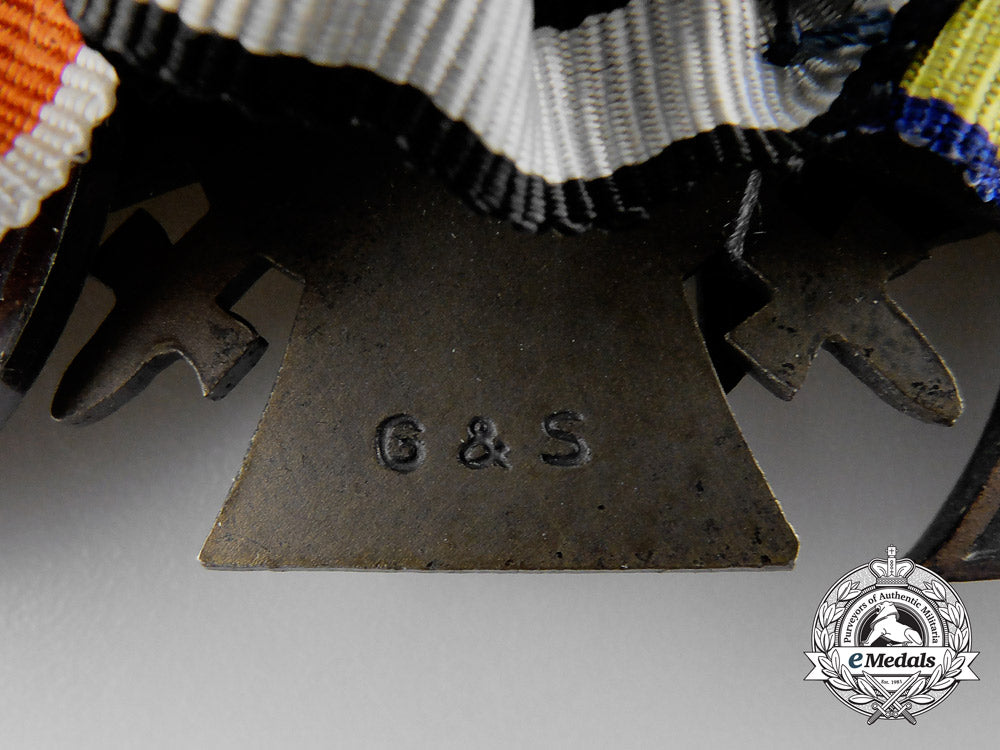 a_first&_second_war_german_medal_bar_of_eight;_with_ribbon_bar_and_case_a_6753