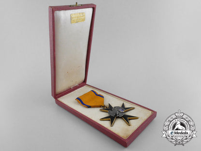an_estonian_order_of_the_black_eagle;_fifth_class_with_case_a_6760