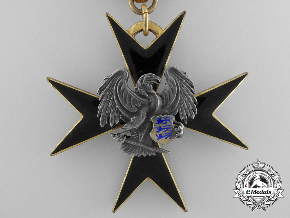 an_estonian_order_of_the_black_eagle;_fifth_class_with_case_a_6762