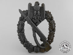 An Infantry Badge Bronze Grade; Marked “8”