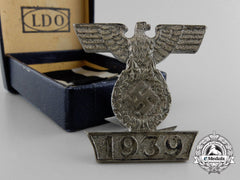 A Clasp To The Iron Cross Second Cl. 1939; Type I With Box Of Issue