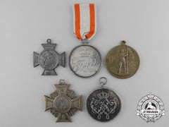 Five Prussian Medals, Decorations & Awards