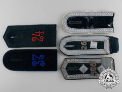 Five German Shoulder Boards