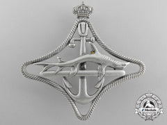 An Italian Royal Navy Submarines War Navigation Badge; 2Nd Class