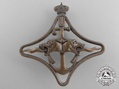 An Italian Royal Navy Cruisers War Navigation Badge; 3Rd Class