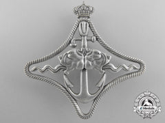 An Italian Royal Navy Battle Ships War Navigation Badge; 2Nd Class