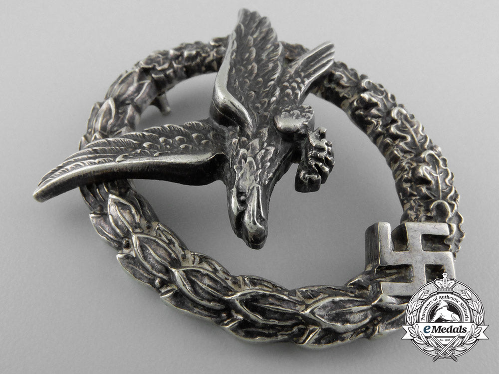 an_early_luftwaffe_air_gunner_badge_by_c.e.juncker,_berlin_a_8271