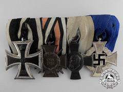 A First War & German Faithful Service Medal Bar