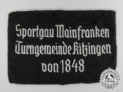 A Mainfranken District Gymnastics Club At Kitzingen Section Removed From Banner