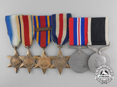 Six Second War British Campaign Medals