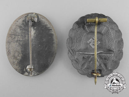 two_silver_grade_wound_badges_a_9049