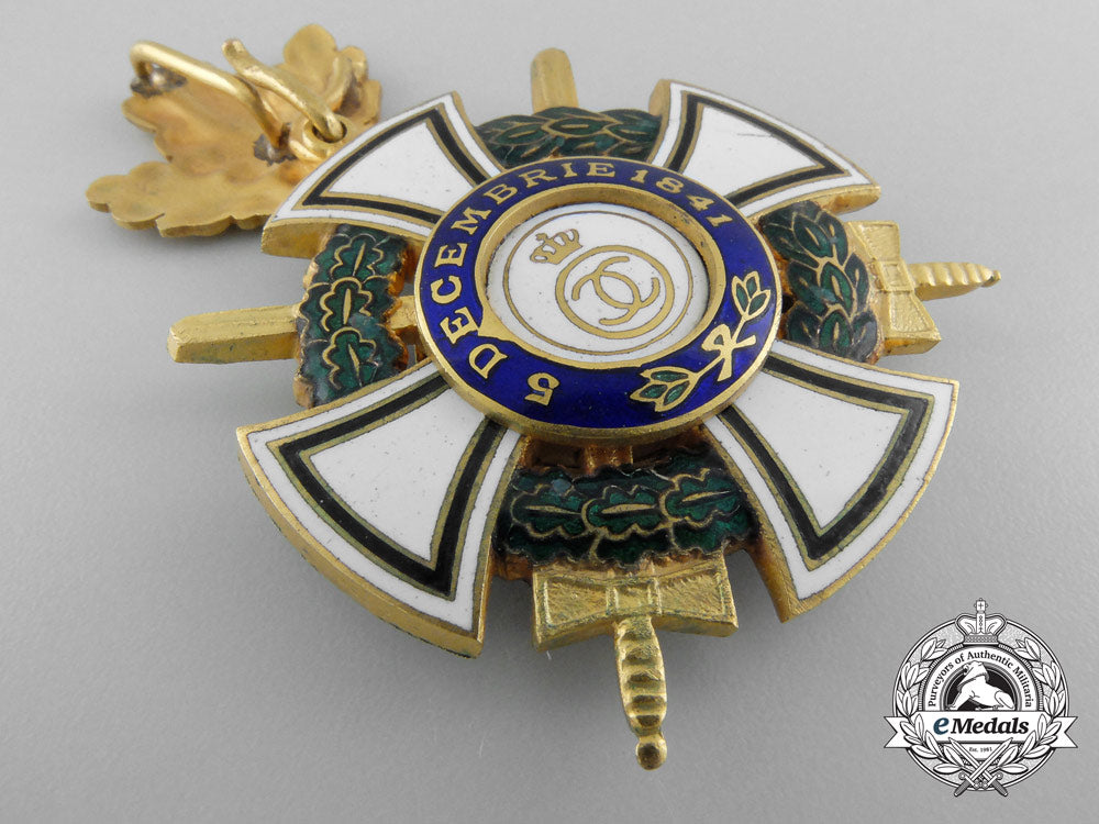 a_romanian_order_of_the_ruling_house;_commander’s_cross_with_swords_and_oakleaves_a_9219