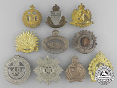 Canada. Ten Second War Period Cap Badges