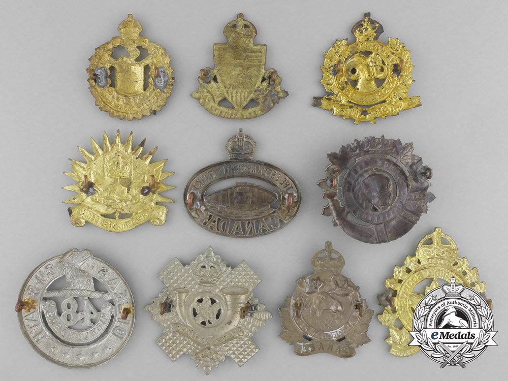 canada._ten_second_war_period_cap_badges_a_9251