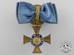 A First War Period Miniature Prussian Crown Order