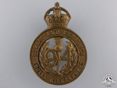 A 94Th Victoria Regiment "Argyll Highlanders" Militia Cap Badge