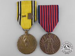 Belgium, Kingdom. Two Pow Medals & Awards