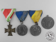 Four Awards Hungarian Medals And Awards