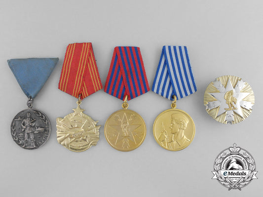 five_yugoslavian_medals,_awards&_decorations_a_9644