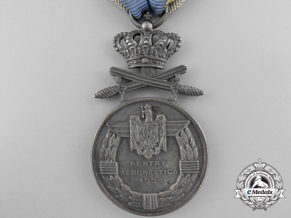 a_romanian_air_force_bravery_medal_with_crossed_swords;_silver_grade_a_9651