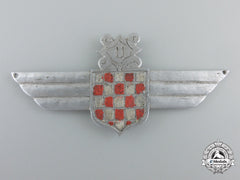 Croatia, Independent State. A Field Made Second War Legion Badge/Wing