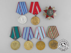 Seven Bulgarian Medals And Awards