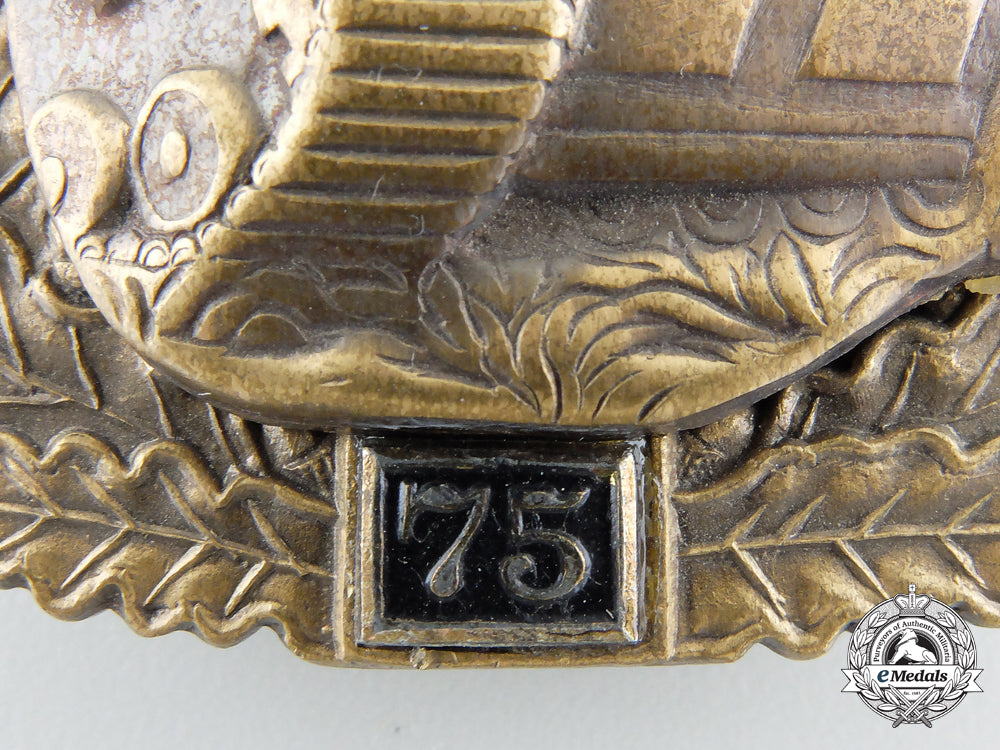 a1957_model_german_tank_badge;_special_grade"75"_a_988