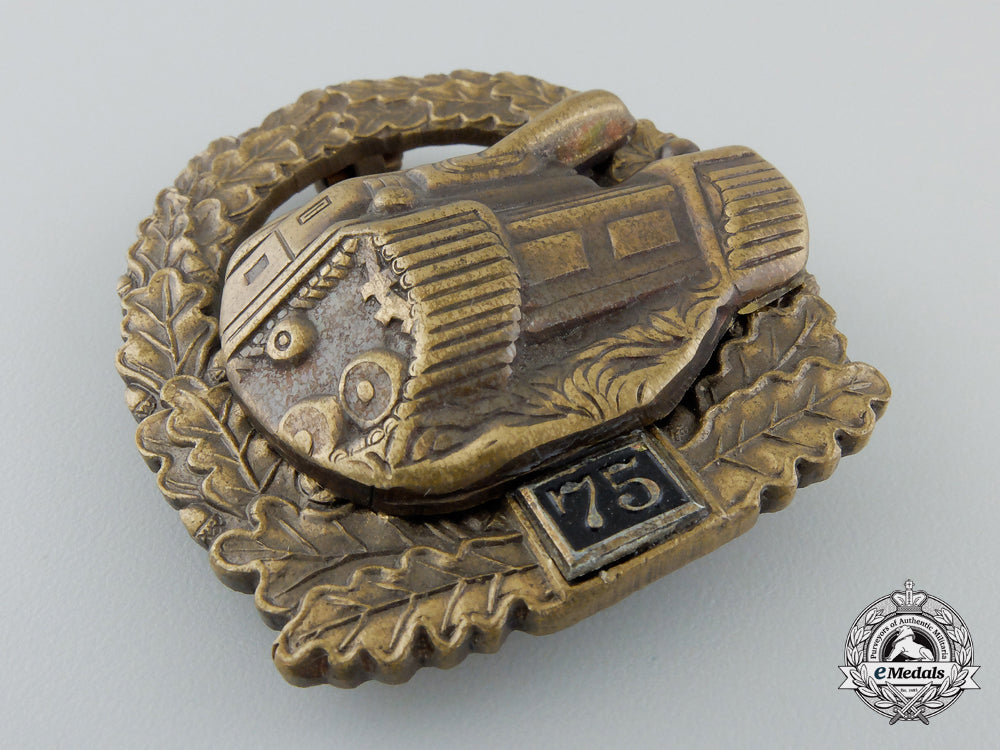 a1957_model_german_tank_badge;_special_grade"75"_a_990
