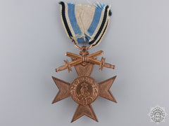 A Bavarian Military Merit Cross With Swords; 3Rd Class