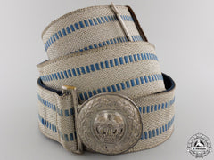 A Bavarian Officer's Brocade Belt & Buckle