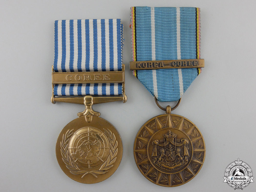 a_belgian_korean_war_medal_pairing_a_belgian_korean_55c89df4504f2