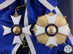 A Brazilian Order Of Rio Branco; Grand Cross Set