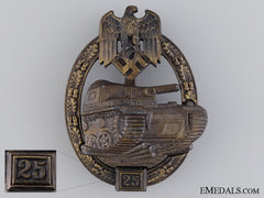 A Bronze Grade Tank Badge By Jfs; Grade Ii