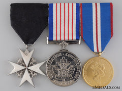 A Canadian Golden Junilee Medal Bar With Three Awards