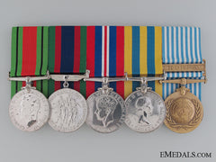 A Canadian Wwii & Korean War Medal Bar
