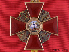A Fine Order Of St. Anne In Gold By Albert Keibel; 2Nd Class
