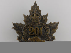 A First War 201St Battalion "Toronto Light Infantry" Cap Badge