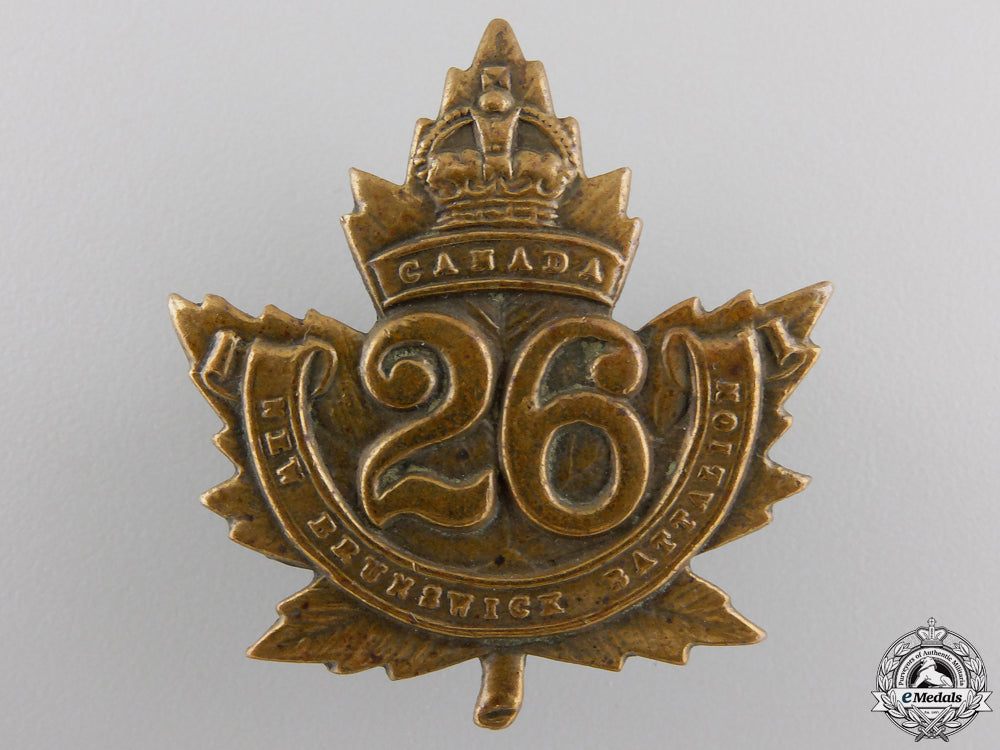 a_first_war26_th_infantry_battalion"_new_brunswick_battalion"_cap_badge_a_first_war_26th_555f4ab2b4f11