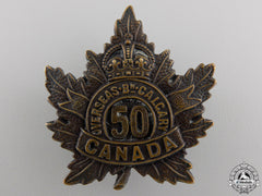 A First War 50Th Infantry Battalion Cap Badge