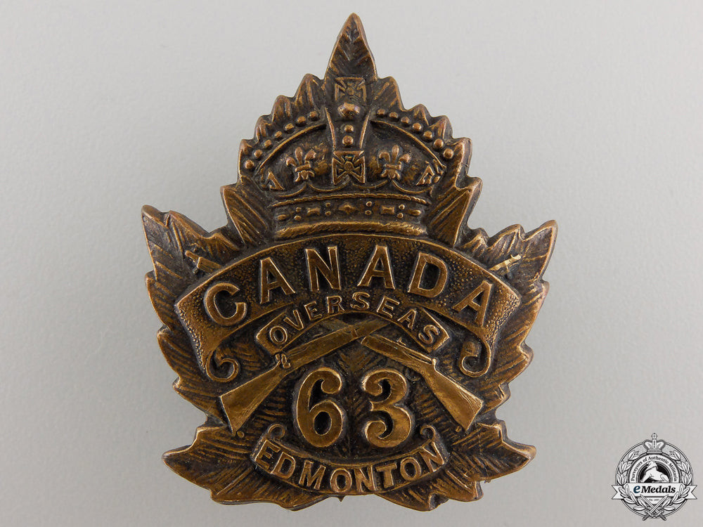 a_first_war63_rd_canadian_battalion_cap_badge_a_first_war_63rd_558ecf7f59876