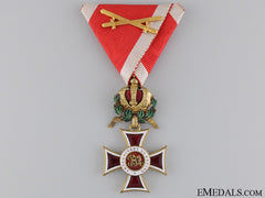 A First War Austrian Order Of Leopold; War Decoration